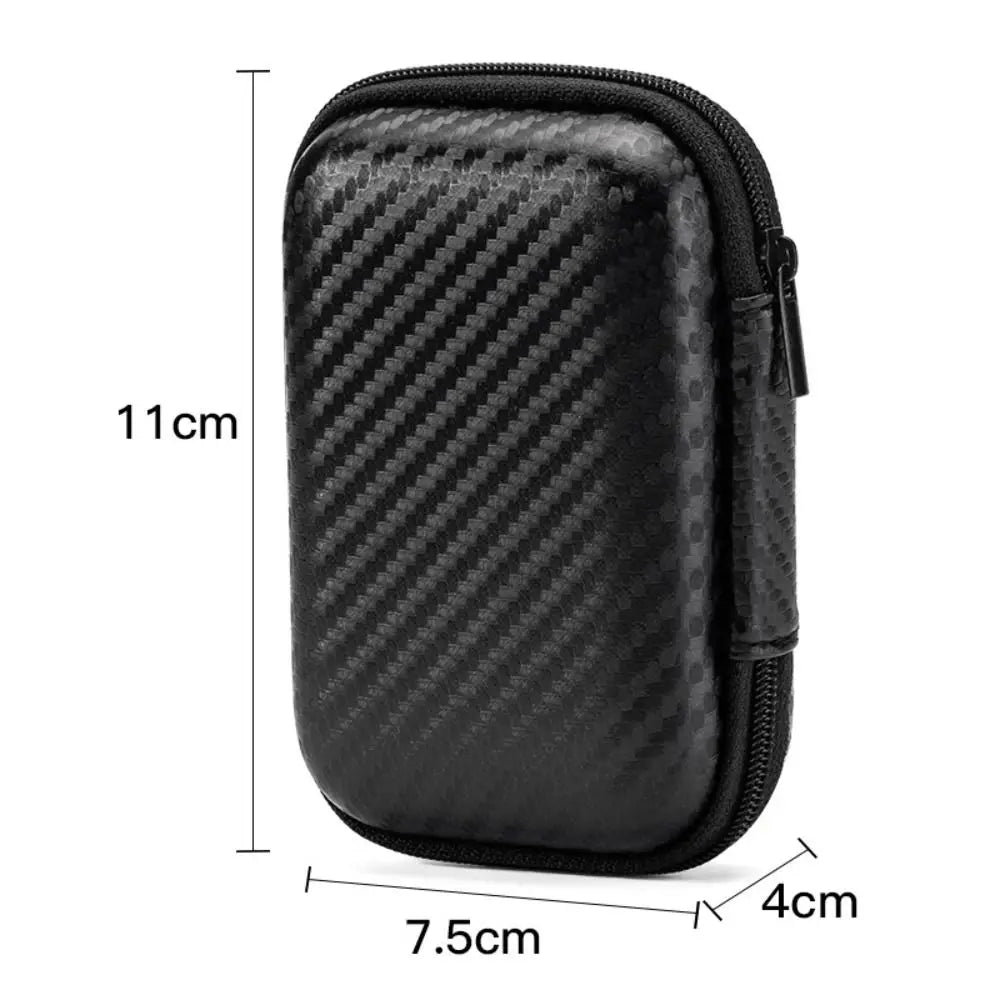 Portable EVA Phone Charger Zipper Bag Storage Case Pouch 11x7.5 x 4
