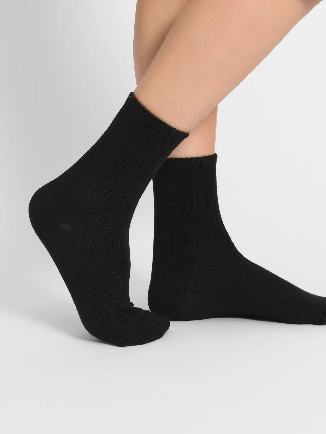 6/12 Pairs Middle Tube Socks For Men And Women Casual