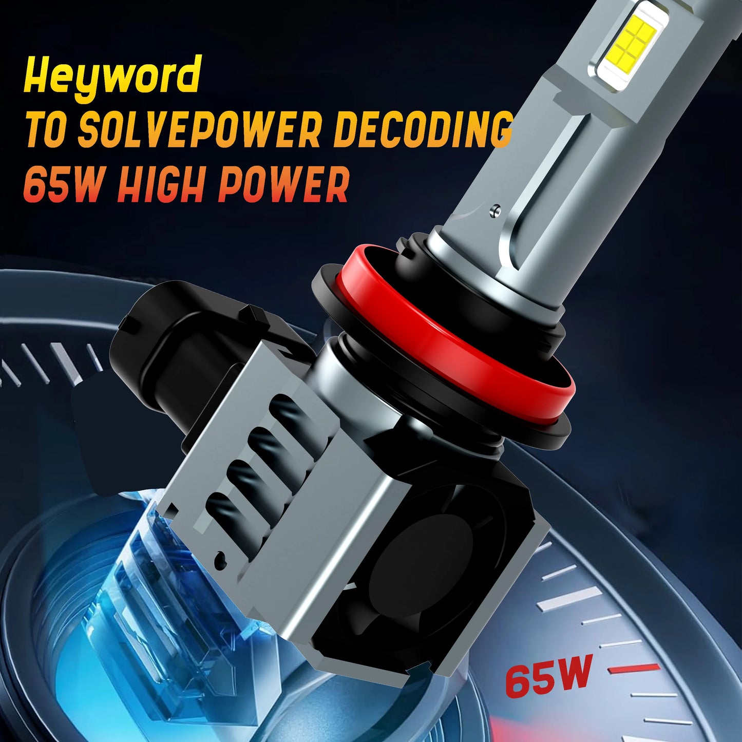 Heyword H11 H7 9005 6000K Super Bright Mini LED Bulbs