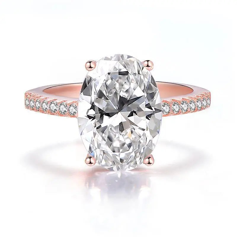 Promise Marquise Cut 3ct Simulated Diamond Ring in 925 Sterling Silver for Women Engagement and Wedding Jewelry Elegant Christmas Gift