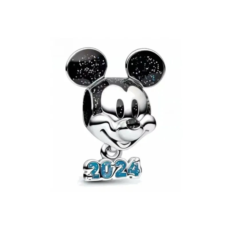 Exquisite 925 Silver Shell Bead Mouse Pendant for European Bracelets – DIY Jewelry Accessory with Zircon