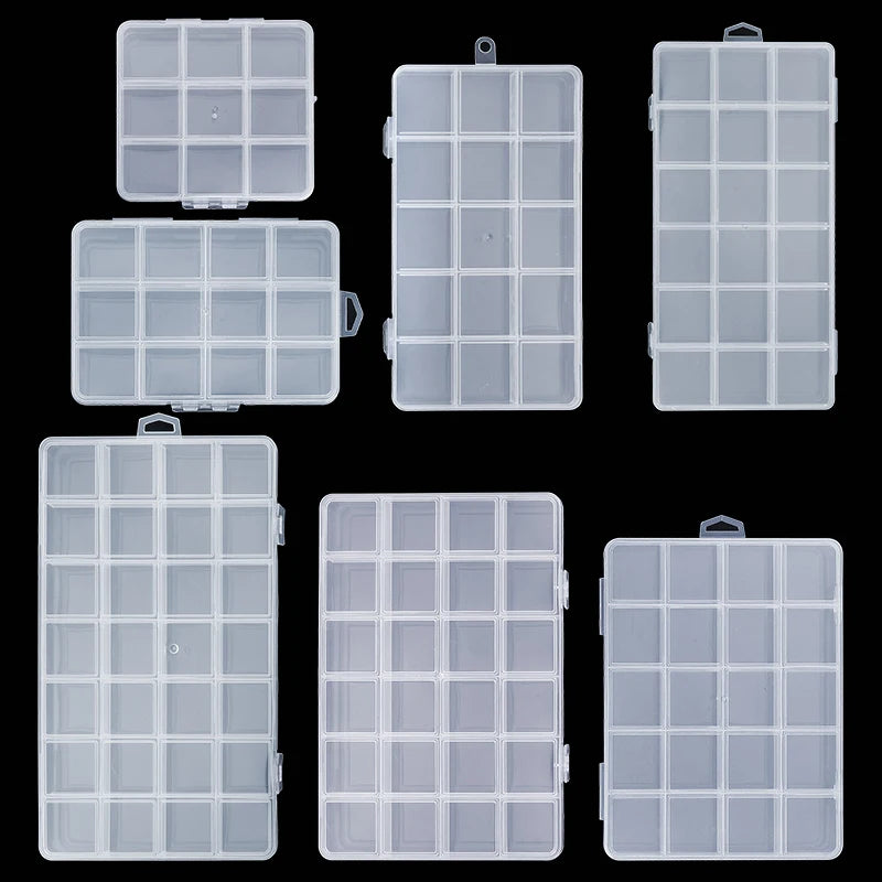 ClearCraft Adjustable Bead Organizer Box Top Rated Storage Solution for Jewelry and Crafts