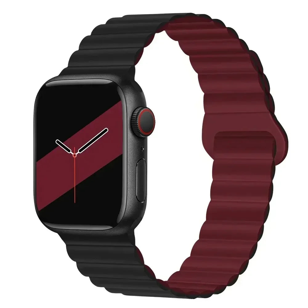 New 2025 Liquid Silicone Magnetic Band For Apple Watch