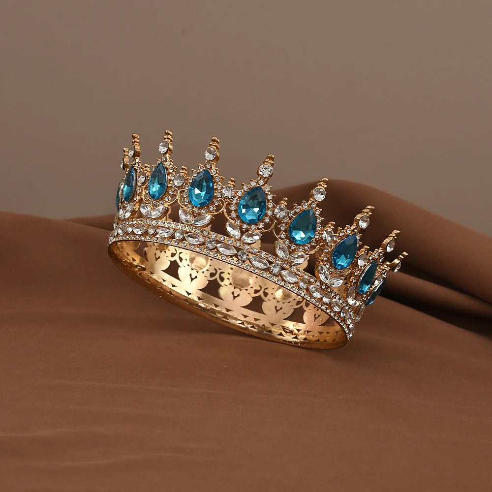 European Princess Tiara - Baroque Crystal Crown for Weddings & Pageants 9