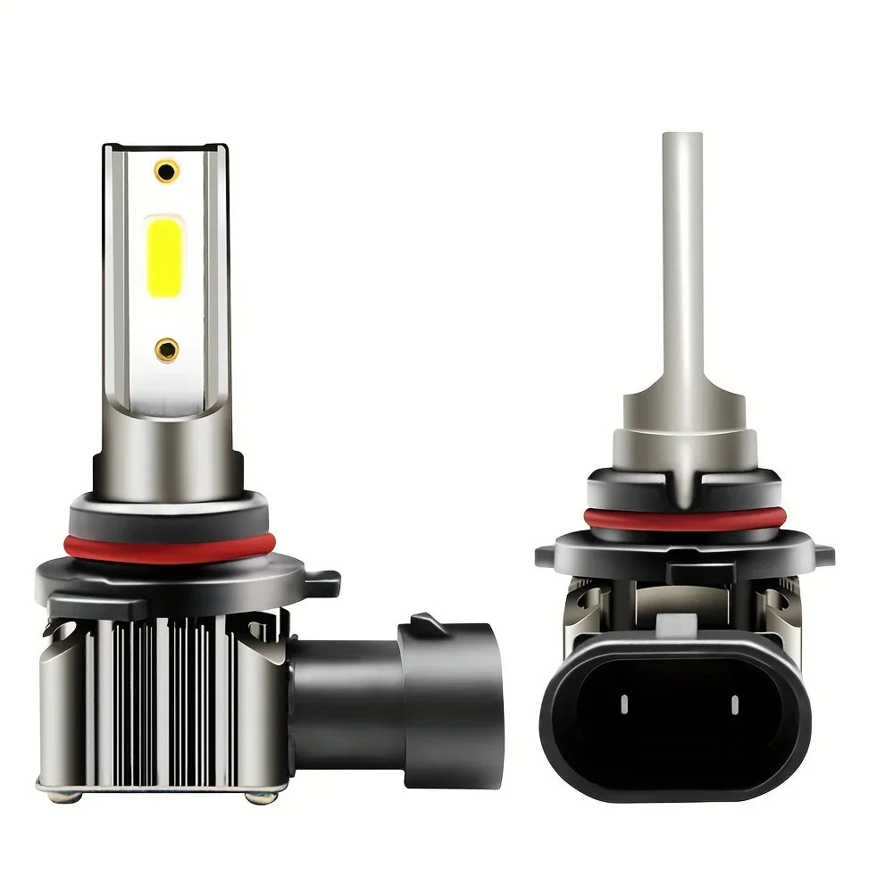 9005 9006 H4 H7 H11 LED Headlight Bulbs High Low Beam 28000 Lumens 6000K White Light 180W COB Chips Plug and Play 2 Pack