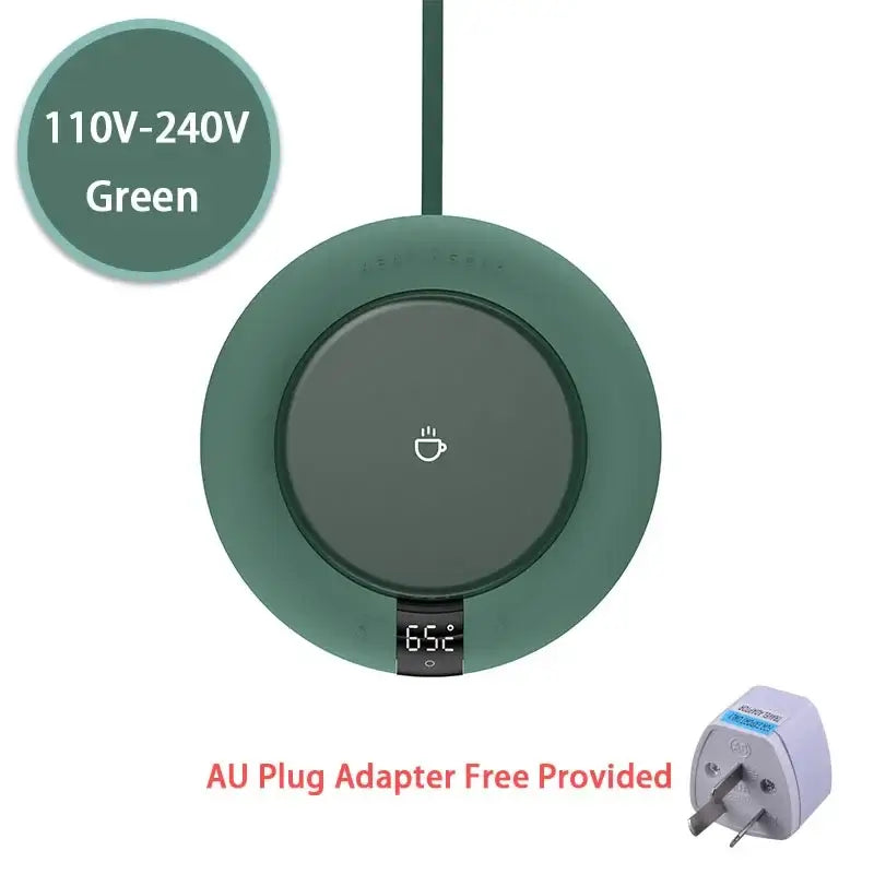 Smart Coffee Mug Warmer for Tea Milk Home Office Use Green-AU Adapter