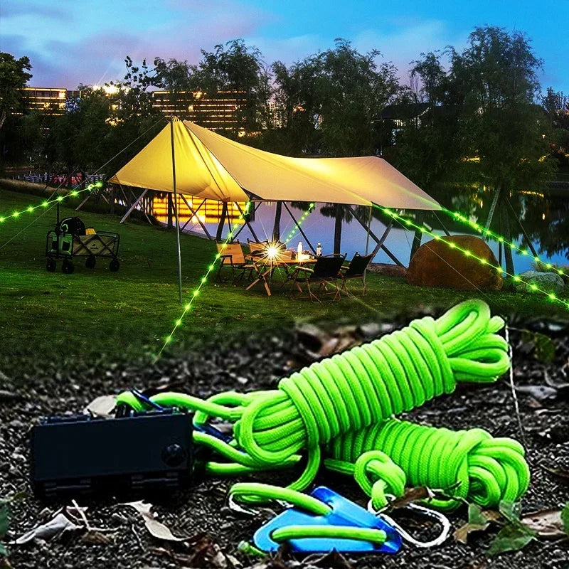 Camping Tent Rope Light Outdoor LED Waterproof 6mm Straps