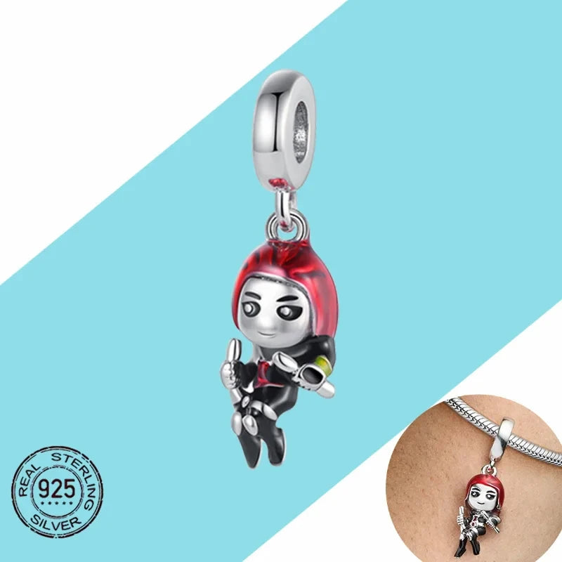 Sterling Silver 925 Disney Star Wars Teardrop Bead Charm