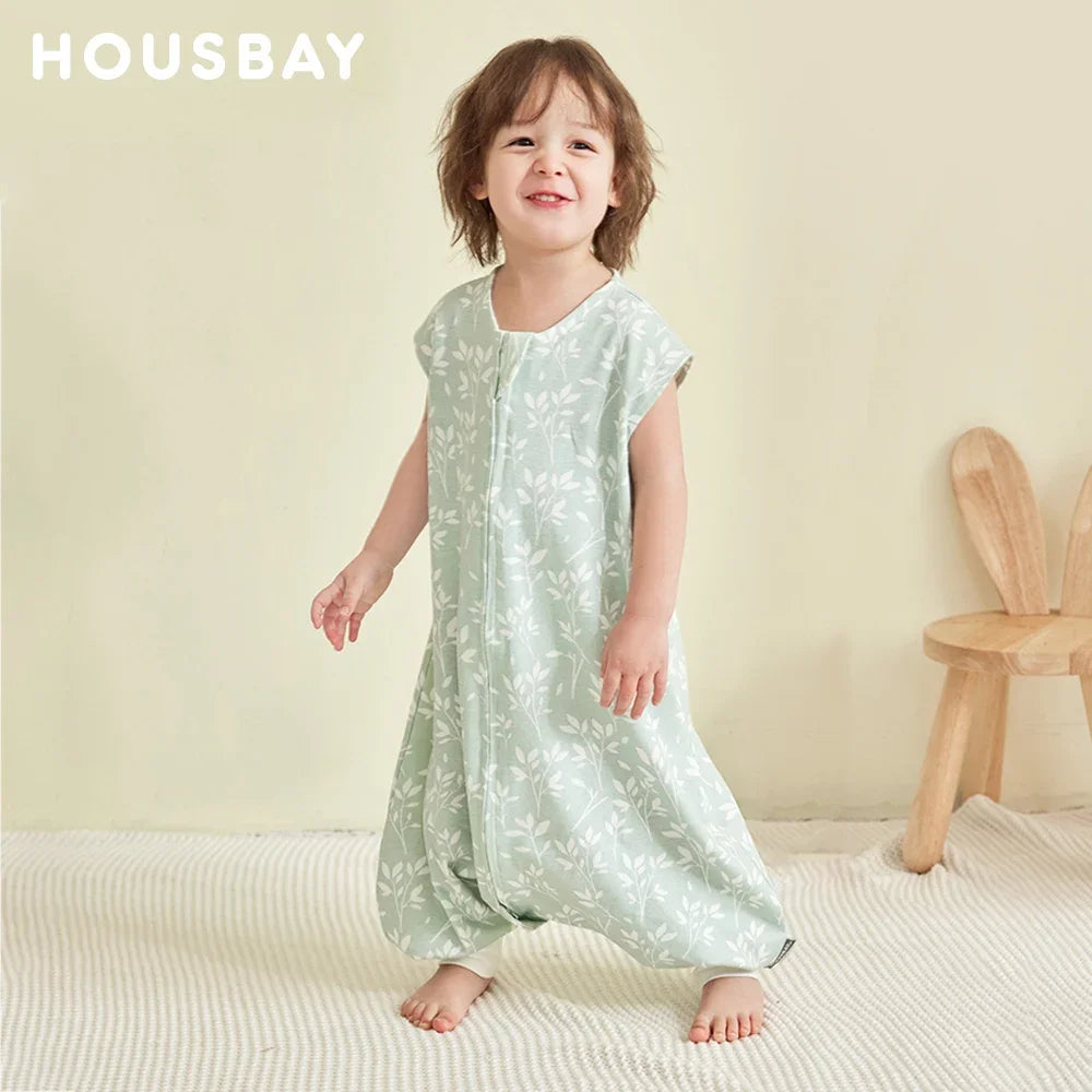 Sleeping Bag For Children 1-6 Years Summer Cotton Vest