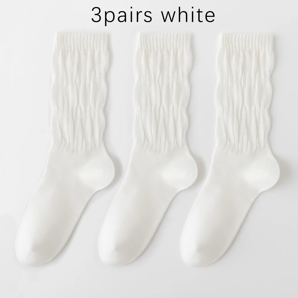 3 Pairs Antibacterial Breathable Seamless Socks Women