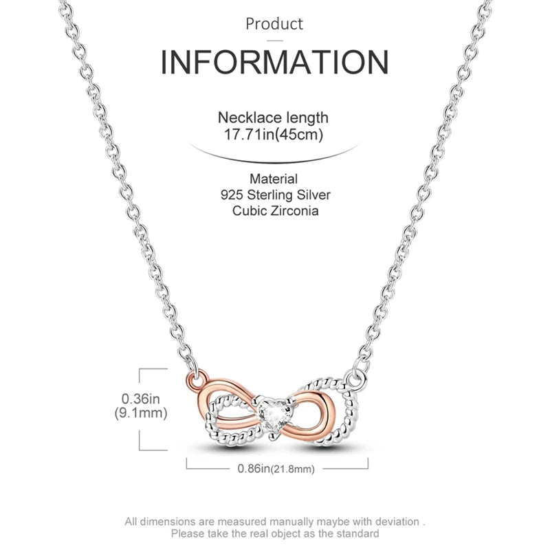 925 Sterling Silver Heart Chain Necklace for Women with Luxury Dog Paw Design Jewelry Gift KTN032