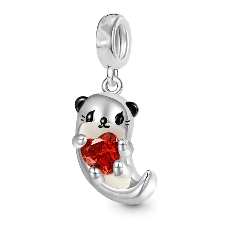 SilverSparkle Animal Skull Pendant for DIY Jewelry Bracelets B4056