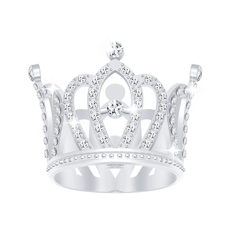 Elegant Gold and Silver Mini Flower Crown Tiara for Girls Bridal Doll Birthday Decor