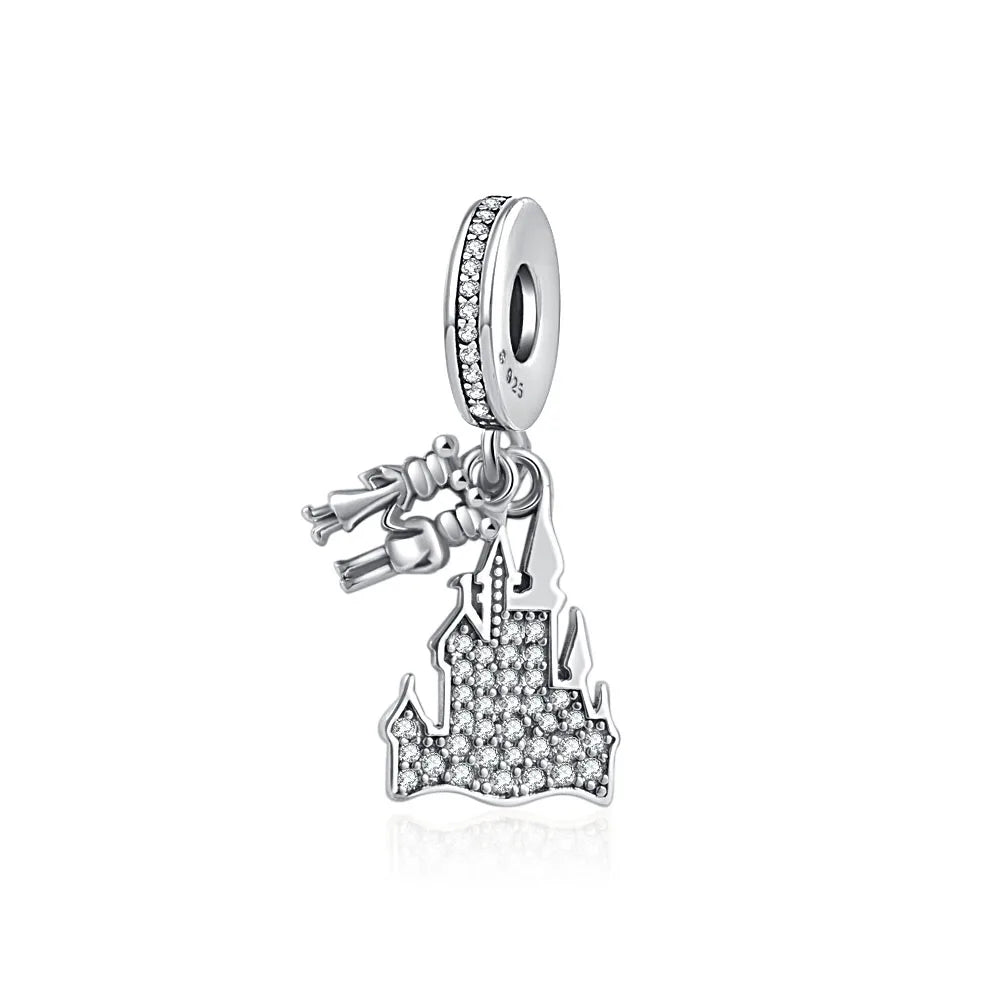 925 Silver Dress Pendant Charms for European Bracelets P554