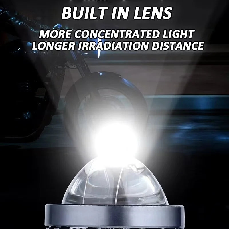 H4 LED Motorcycle Headlight 6000K 10000LM Hi Lo Beam
