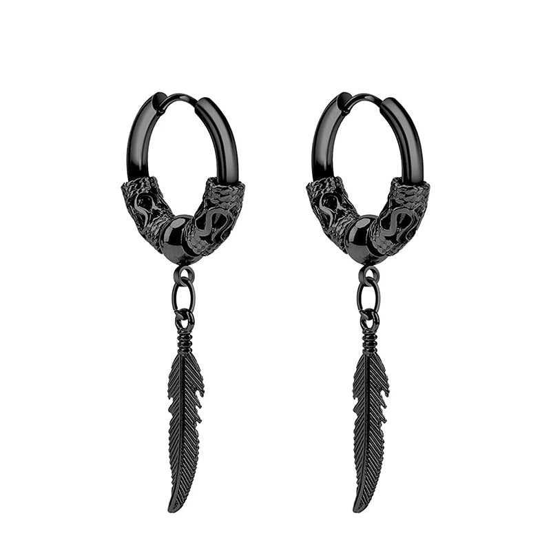 Punk Stainless Steel Stud Earrings Set for Men and Women Type21