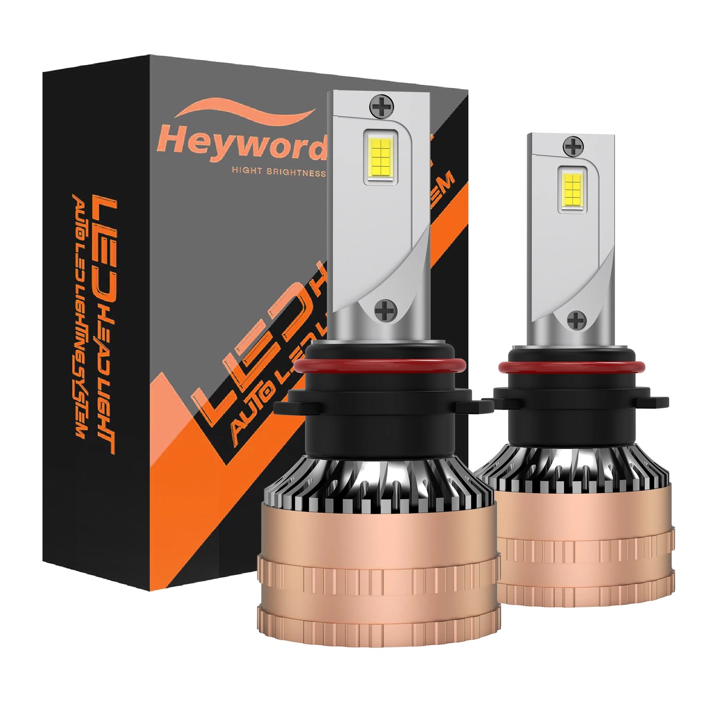 Heyword 300W 6000K 30000LM LED Headlight Bulb Kit Universal