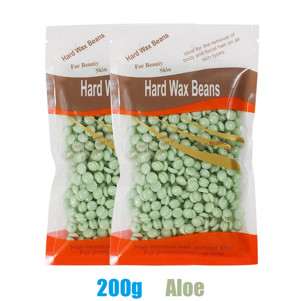 Wax Melting Machine for Hair Removal 200ml Wax Heater Pot Professional Depilation Waxing Warmer with Paraffin Wax Beans