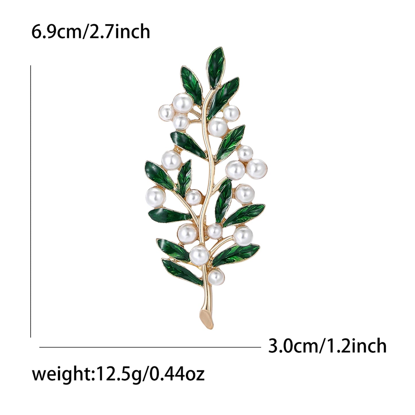Elegant Enamel Floral Brooch Pins for Women and Unisex Party Office Accessories