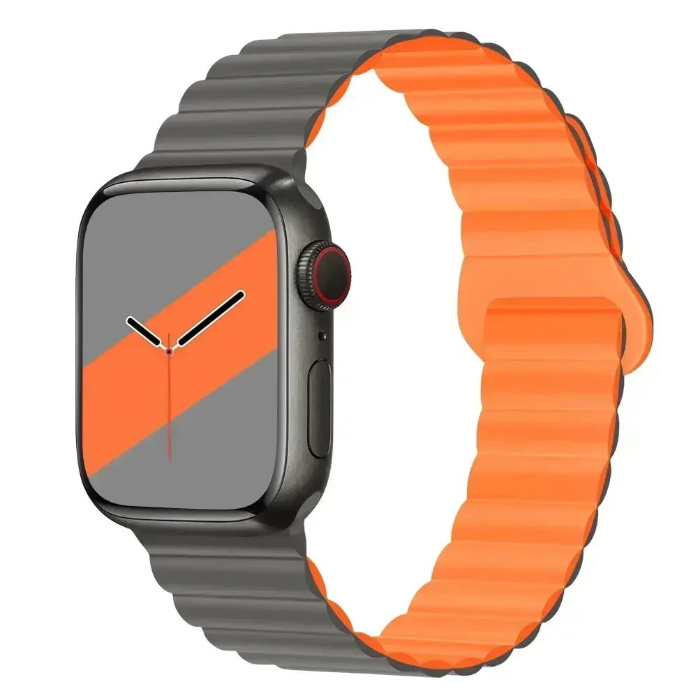 New 2025 Liquid Silicone Magnetic Band For Apple Watch
