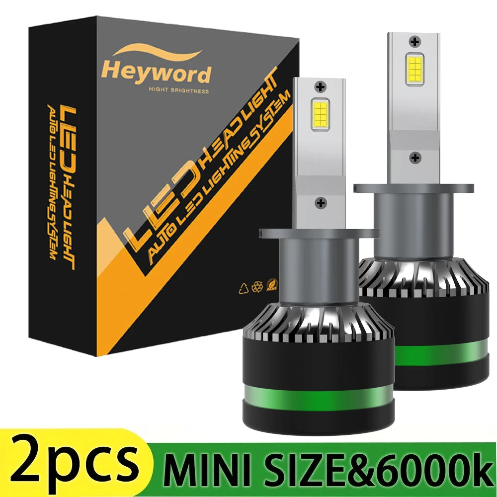 Heyword H4 H7 Universal 6000K 300W 30000LM LED Headlights