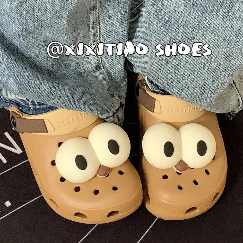 DIY 3D Big Eyes Shoe Charms for Clogs Bogg Bags and Sandals