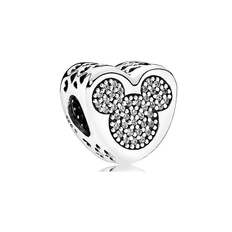Exquisite 925 Silver Elephant and Dog Bead Mouse Pendant for European Original Bracelet DIY Jewelry
