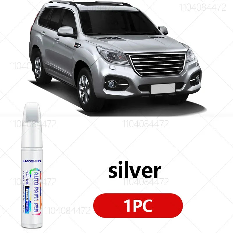 For GWM Haval H9 B590 2014-2025 Precision Touch Up Paint Pen DIY Scratch Remover Black White Green Grey