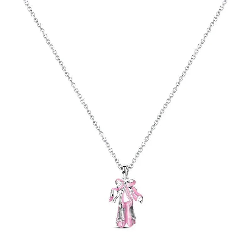 Original 925 Sterling Silver Heart Skull Necklace Ring and Cross Bracelet Set with Zircon Accents for Halloween and Valentine Gifts