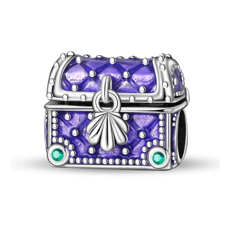 Festive Charm 925 Sterling Silver Christmas Bell Trojan Candy Zircon Bead for Bracelet and Necklace DIY Fine Jewelry Gift
