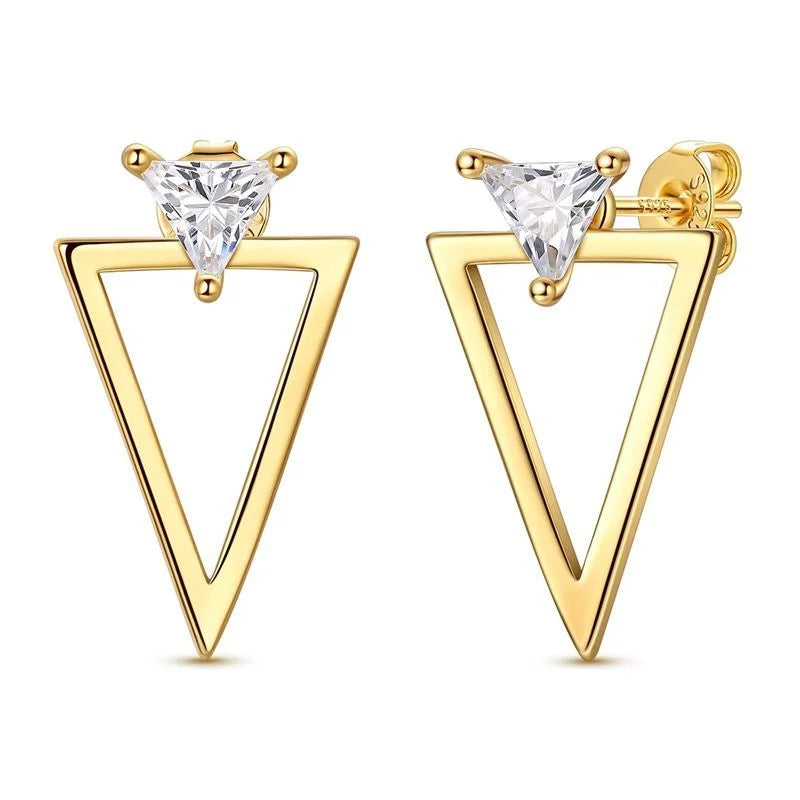 925 Sterling Silver Colorful Butterfly Heart Flower Starfish Bow Geometry Stud Earrings for Women Gift Jewelry Accessories