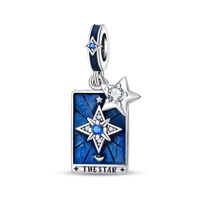 925 Sterling Silver Tarot Death God Charm Beads for Necklace and Bracelet DIY Fine Jewelry Gifts
