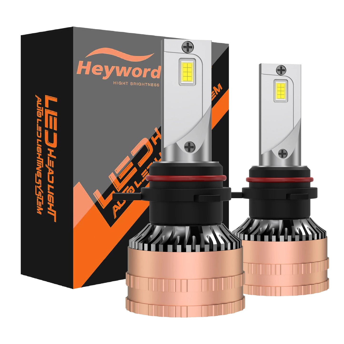 Heyword 300W 6000K 30000LM LED Headlight Bulb Kit Universal