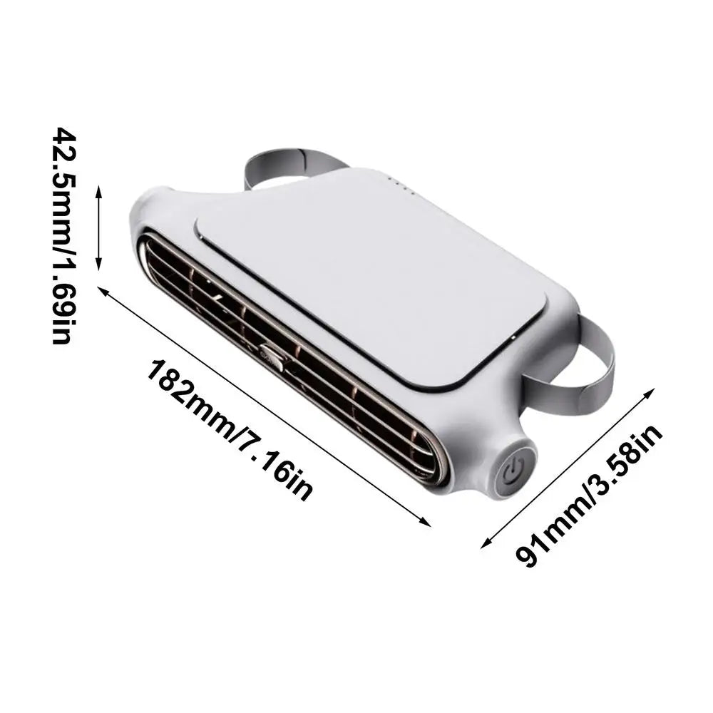 USB Charging Auto Cooling Air Fan for Vehicle 3 Speed Adjustable Truck Backseat Fans
