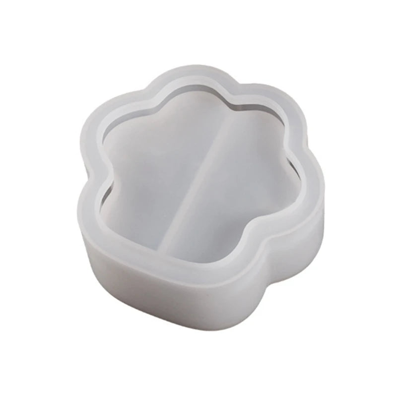 3D Cat Paw Silicone Mold for DIY Epoxy Resin Jewelry Storage Box