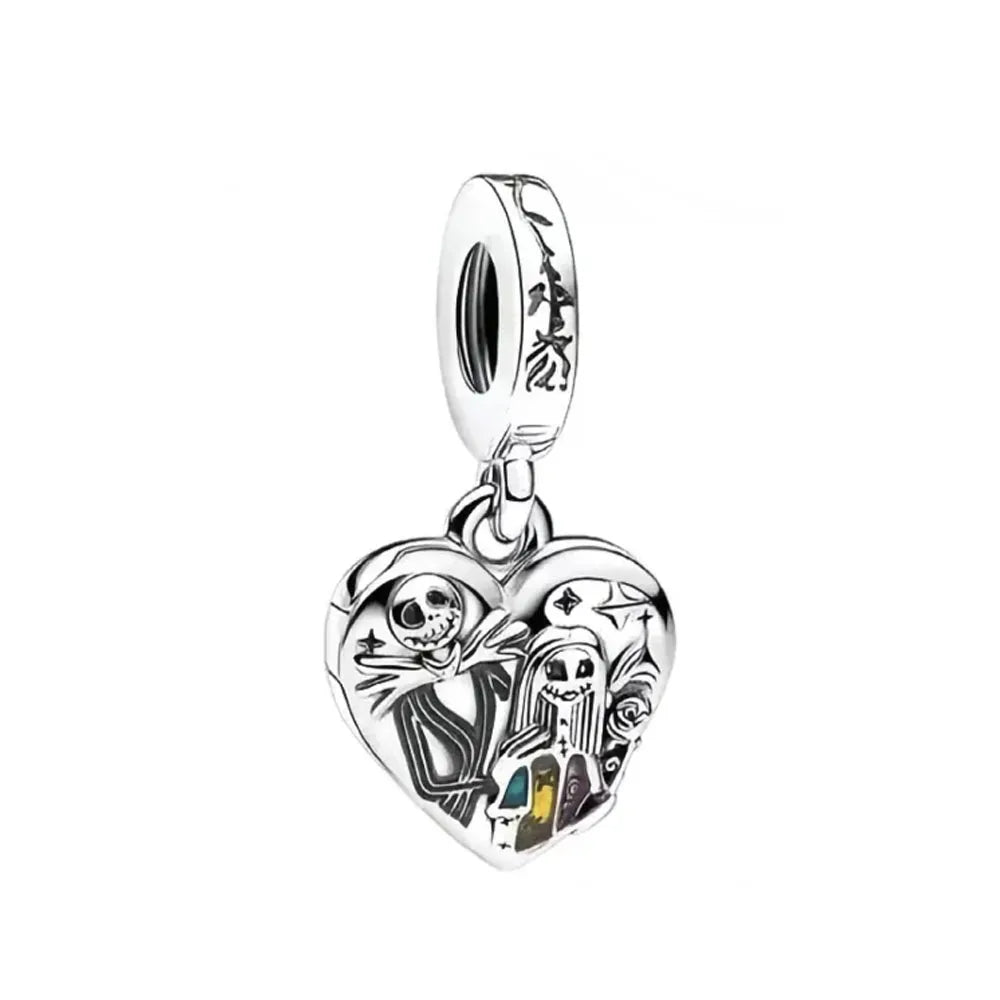 925 Sterling Silver Luggage Box Beads Rabbit Cat Pendant for DIY European Charm Bracelets Exquisite Zircon Jewelry