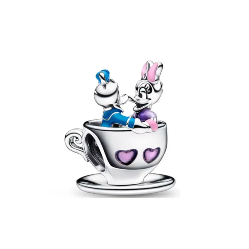 925 Silver Dress Pendant Charms for European Bracelets P1574
