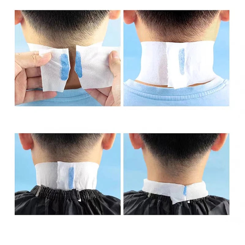 Adjustable Disposable Neck Strips for Hair Cutting and Salon Use