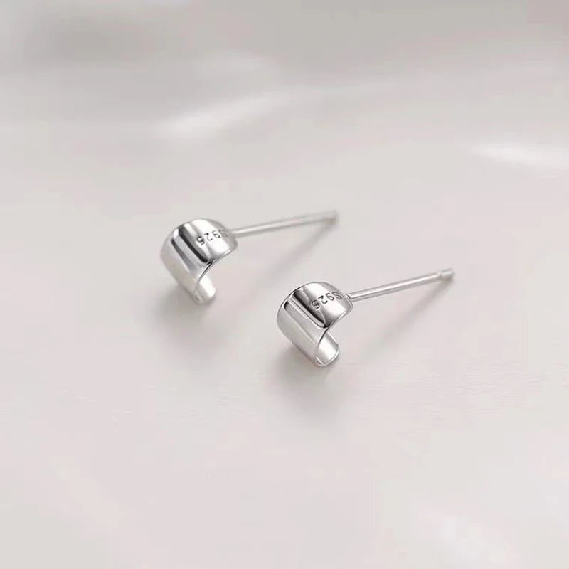 Y2K Korean Blue Crystal Butterfly Star Earrings for Women