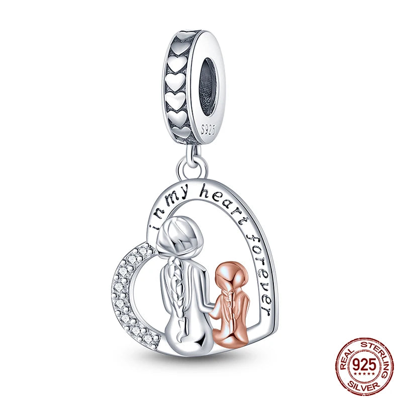 Sterling Silver Camera Coffee Cup Charm Beads for Qikaola Bracelet Jewelry DIY