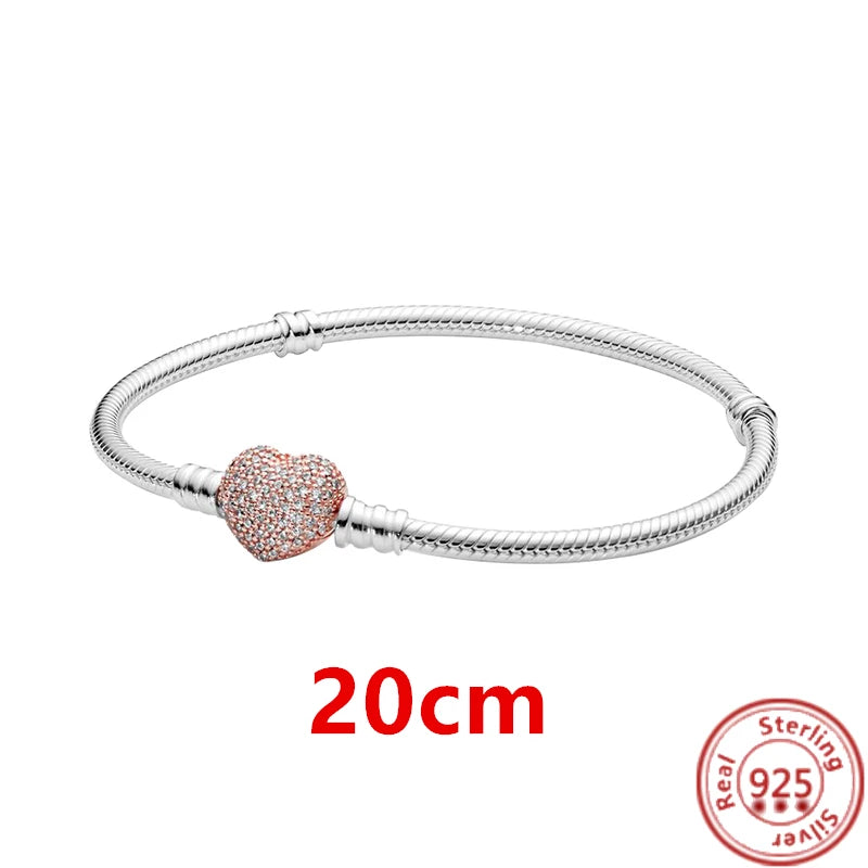 Fit Original Pantaro 925 Silver Zodiac Charm Bracelet with Colorful Zircon Beads GDL018-20