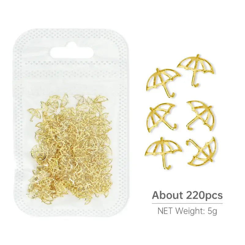 Resin Filling Metal Rivet Moon Stars Nail Art Decorations Mixed Beach Ocean Style Jewelry DIY Charms 5g-BBTTZLD-6