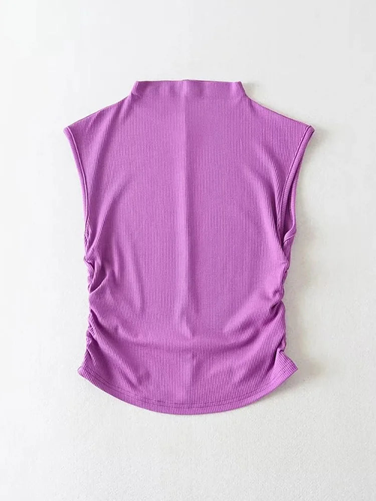 Summer Crop Tank Top Women E Girl Rave Colorful Tee