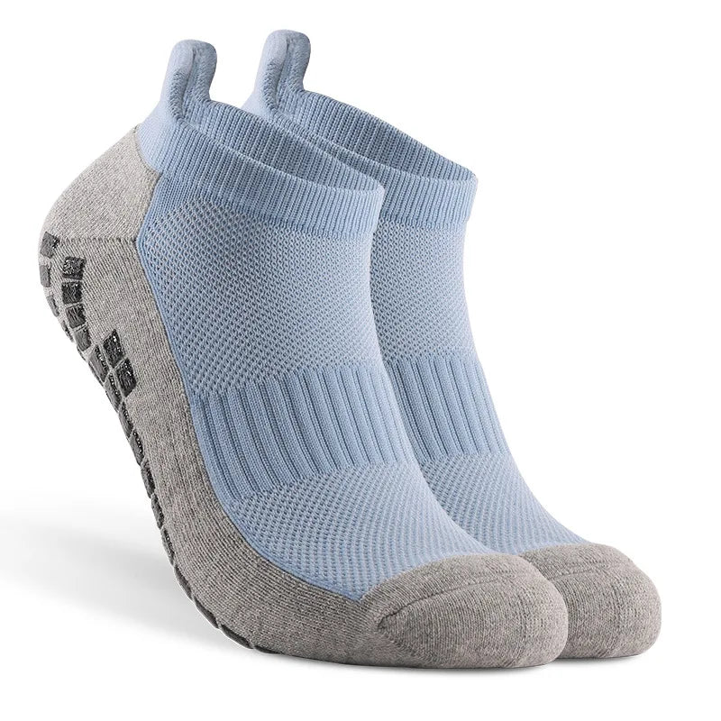 Unisex Football Ankle Socks Non Slip Silicone Bottom