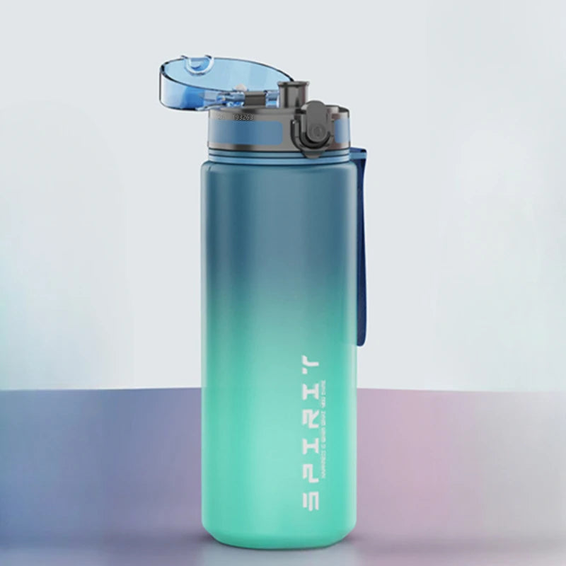 500Ml Frosted Shockproof Water Bottle With Filter Rope
