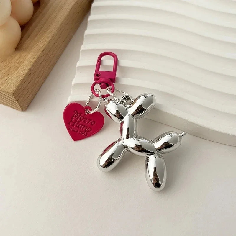 Balloon Dog Keychain - Cute Sweet Ins Style Phone Charm & Bag Pendant