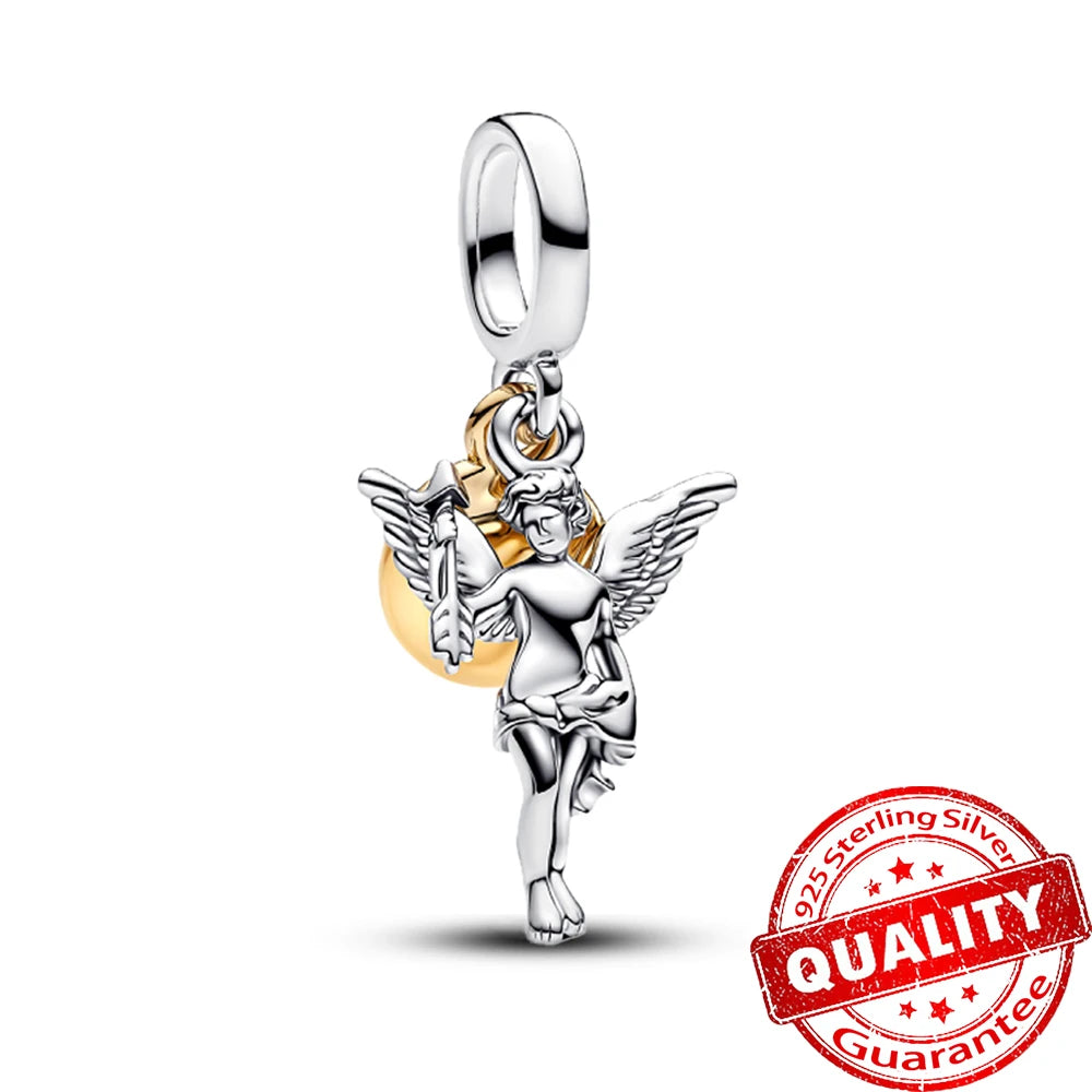 Elegant 925 Sterling Silver Ocean Themed Pendant Charm for Jewelry FCC478