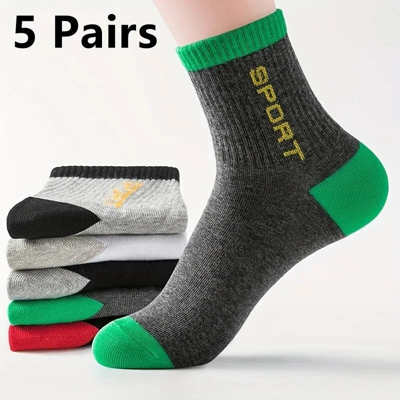 Men's Breathable Cotton Ankle Socks Comfortable Summer Low Cut Casual Socks 10 Pack
