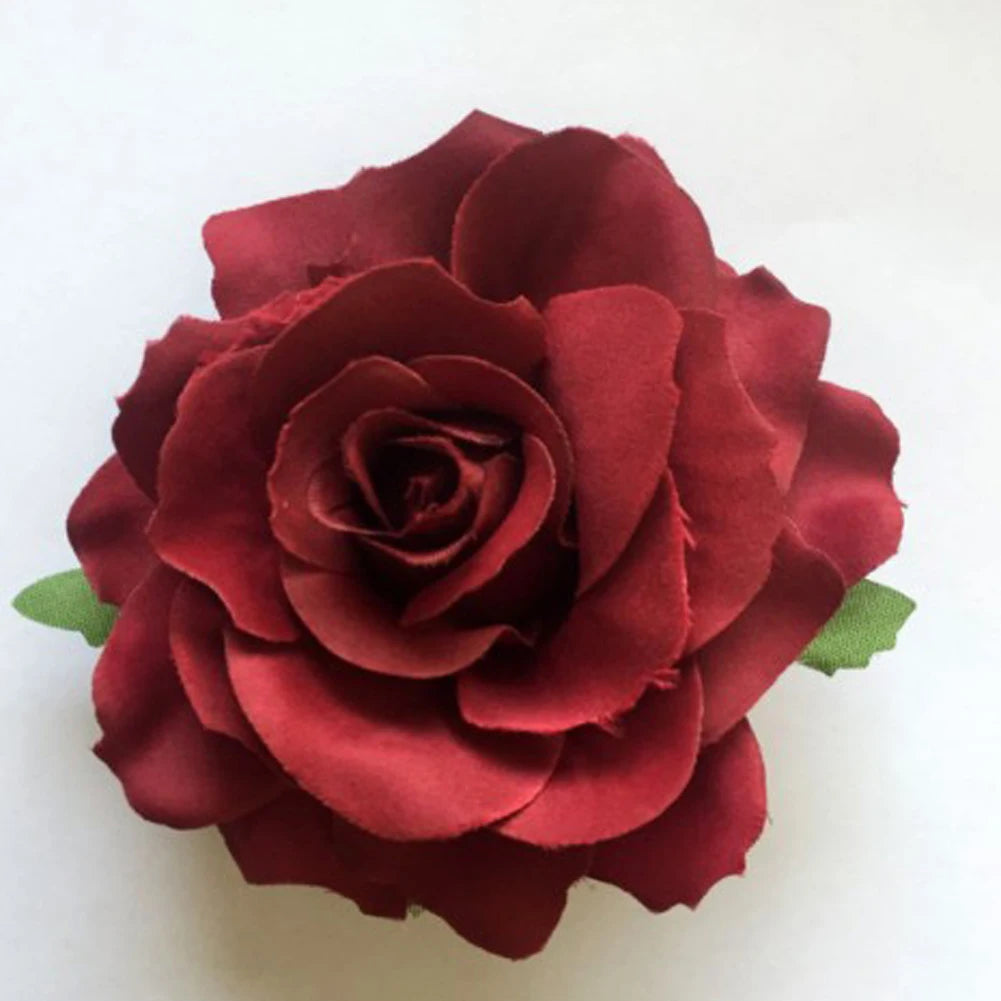 Bohemian Rose Floral Hairpin for Weddings and Beach Getaways