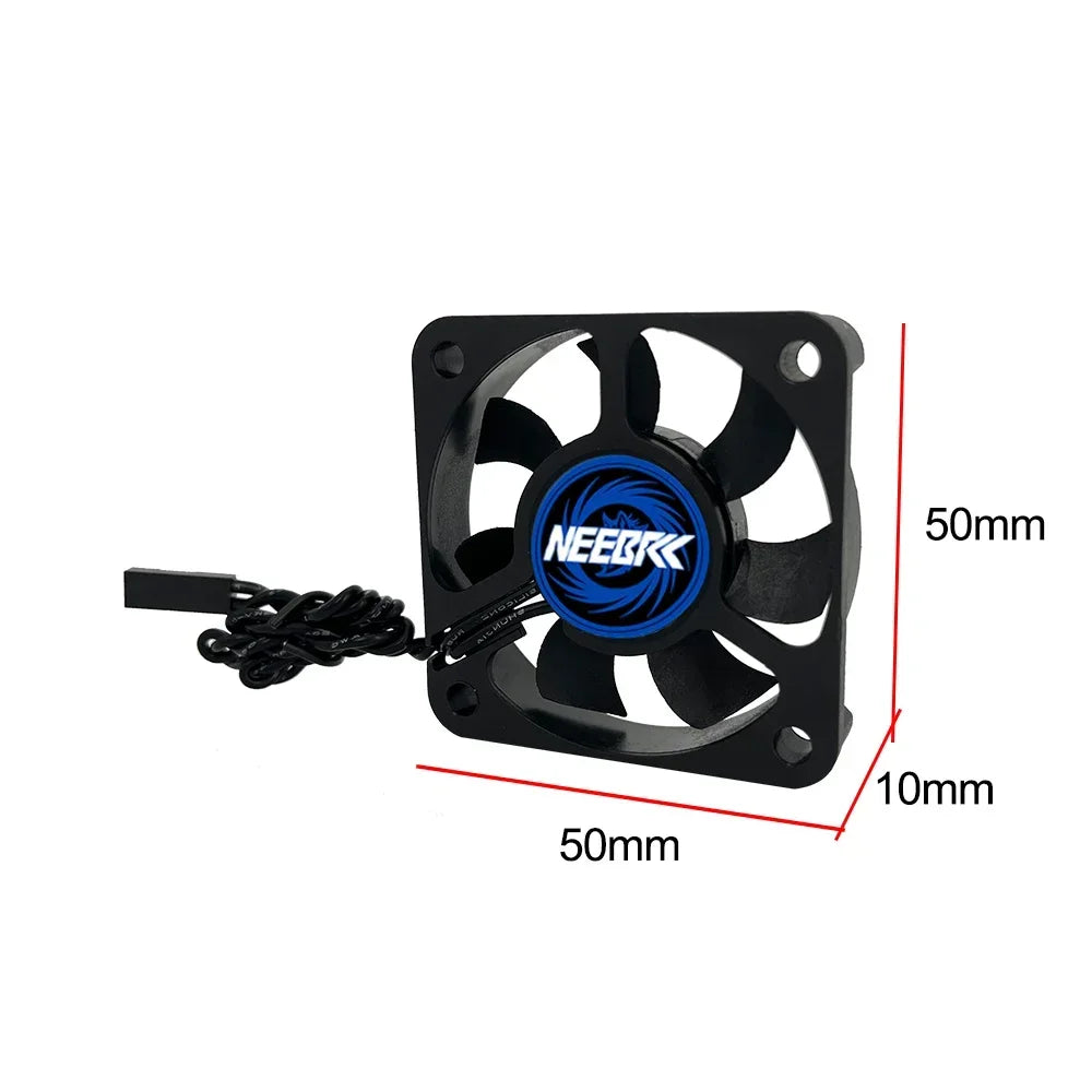 RC Motor Fan Cooling Heatsink 25-50mm High Wind Rapid Cool 45x45mm